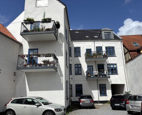 Altaner med blomster