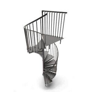 Spindeltrappe bronze