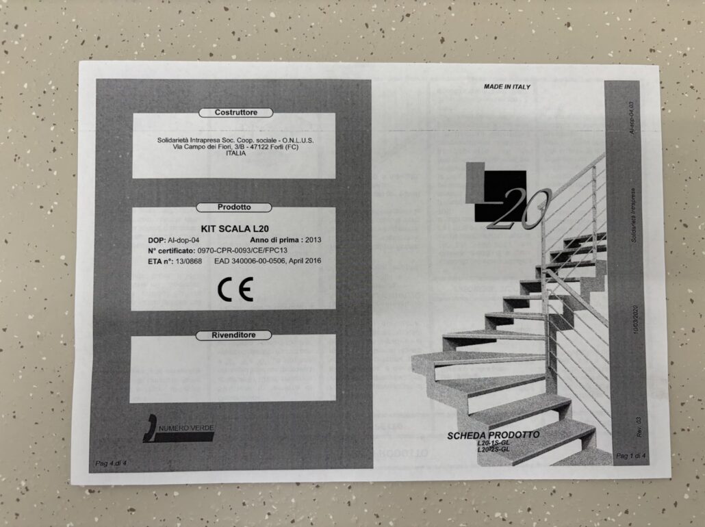CE - ETA Dópera Kvartsvingstrappe